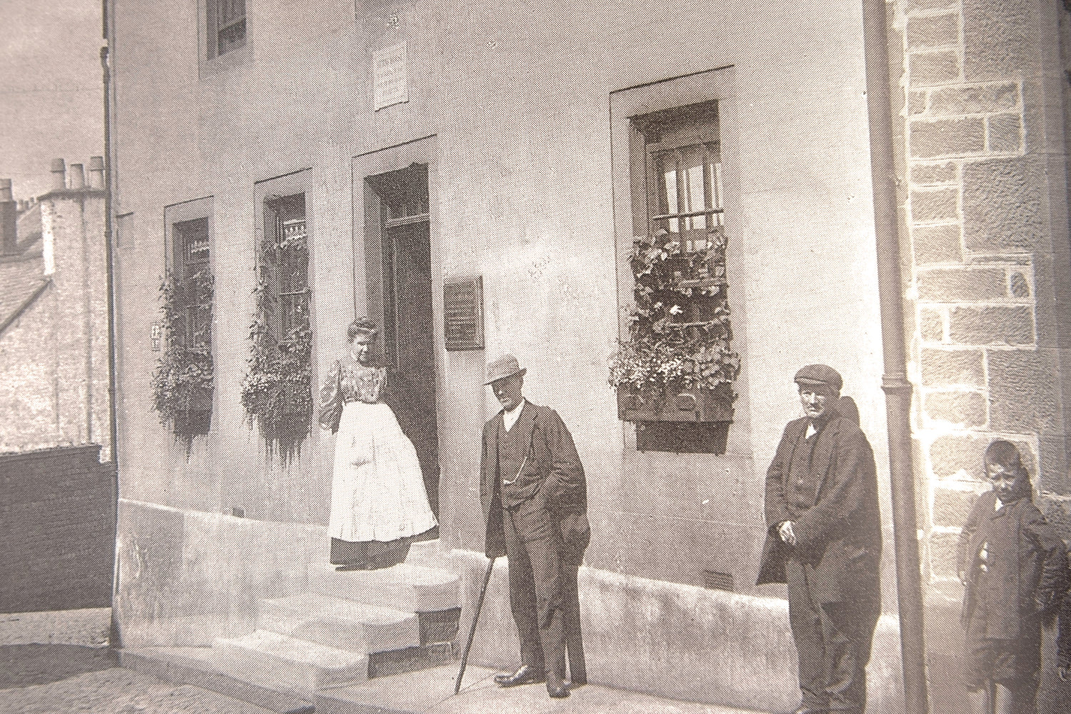 Burns home
